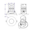 fire-rated-led-down-light-size