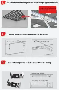 hexagon ceiling light